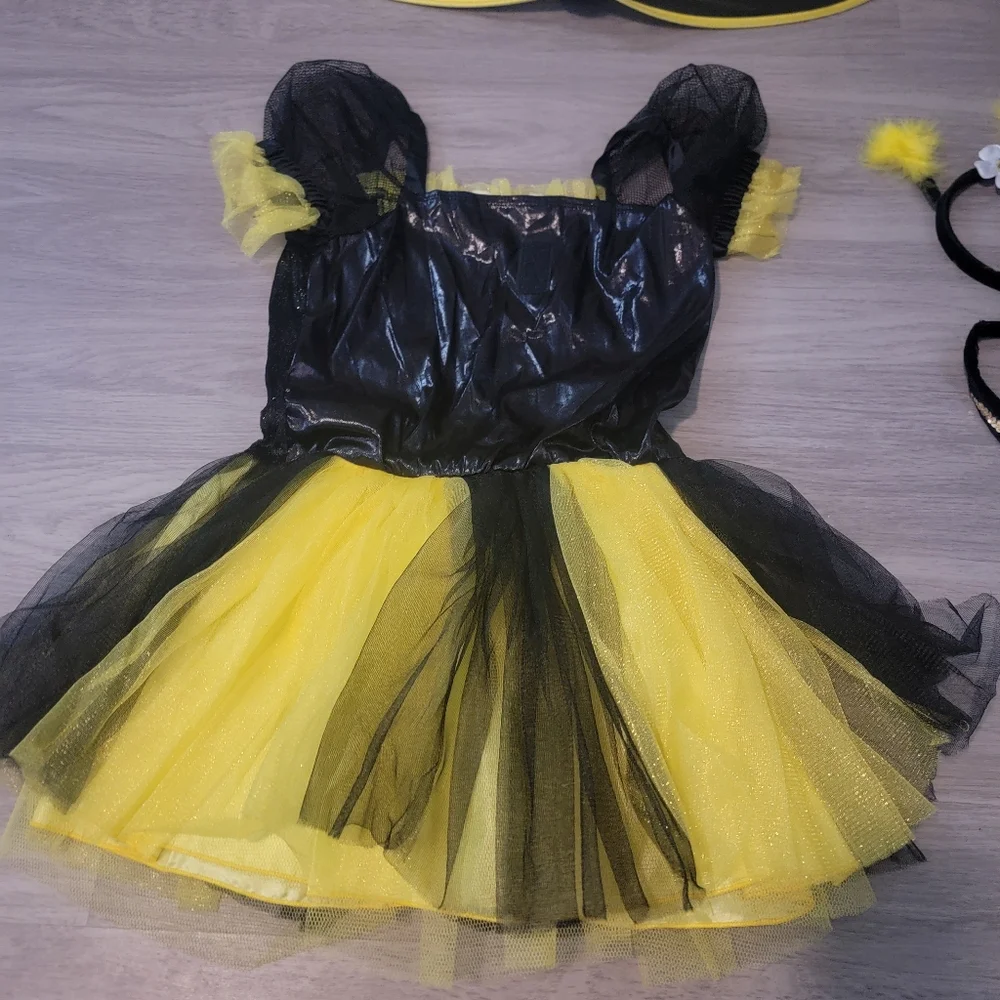 50% Off🔥 Kids Black And Yellow bee costume